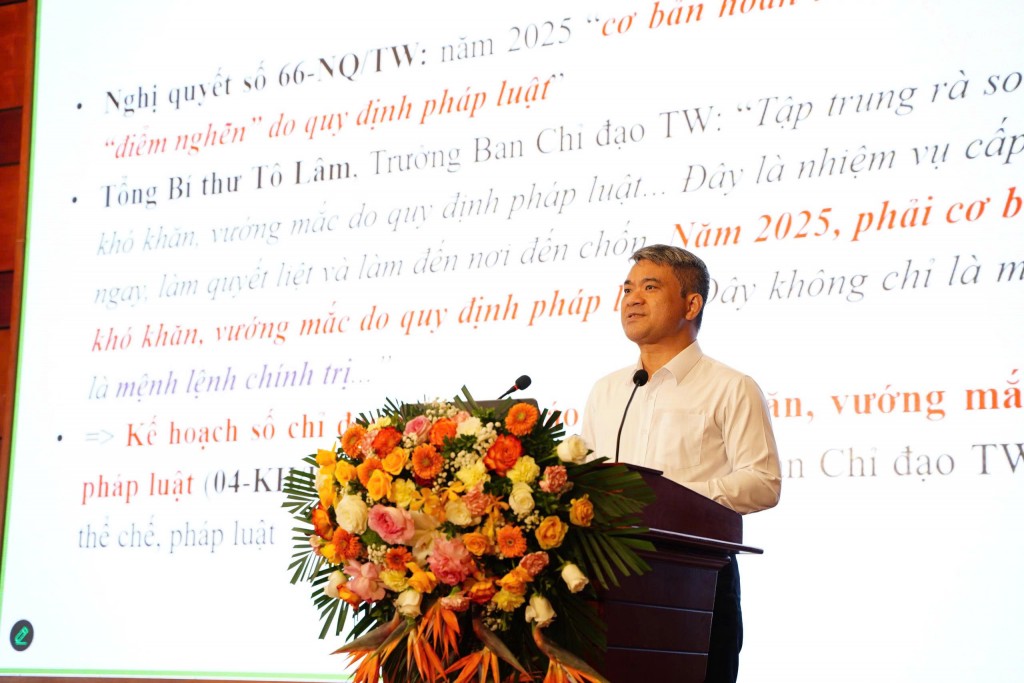 Bộ Tư pháp quán triệt chuyên sâu các nghị quyết về đổi mới công tác xây dựng và thi hành pháp luật