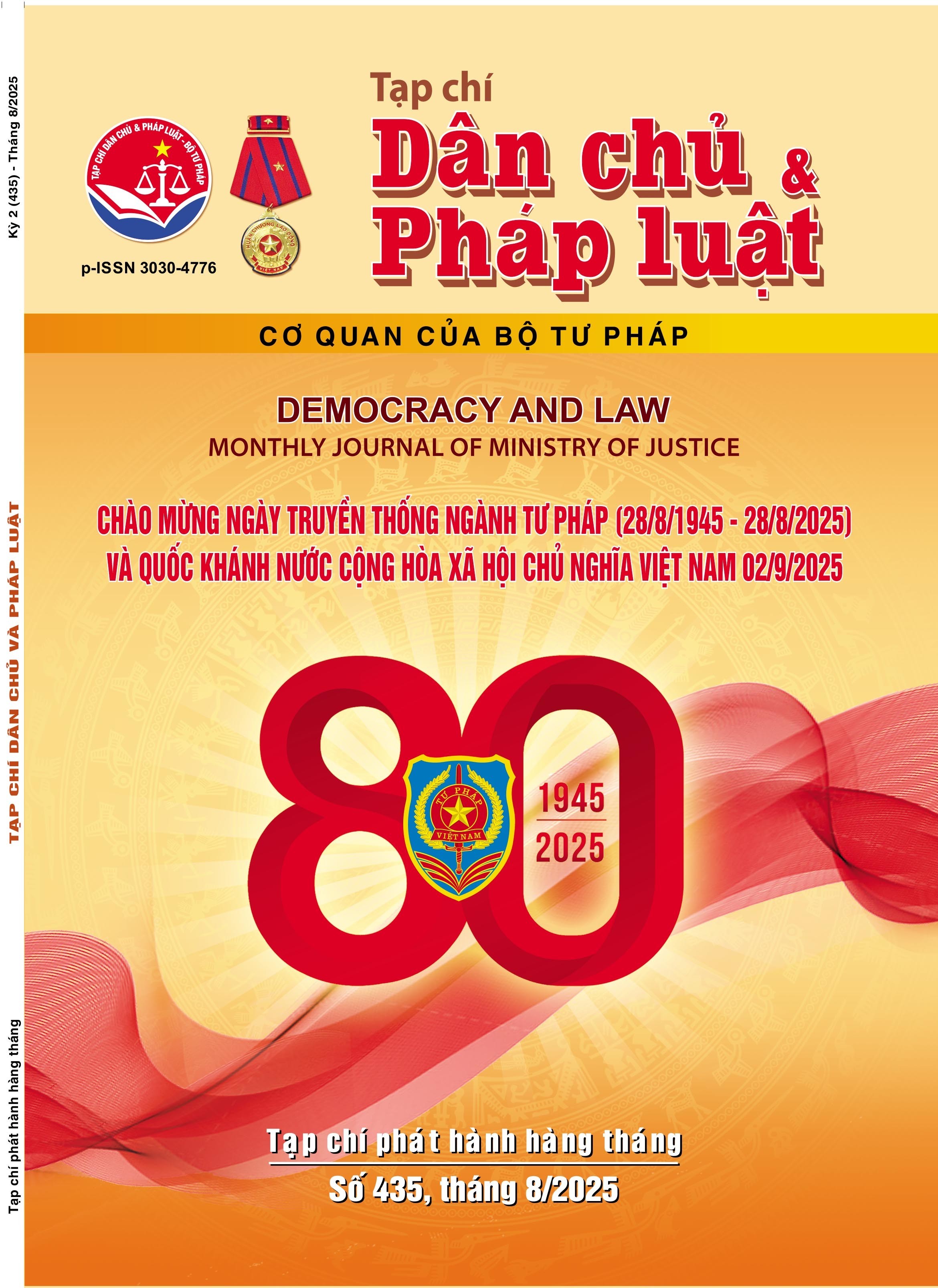Số Kỳ 2 (435) tháng 8 - 2025/Edition 2 (435) August 2025