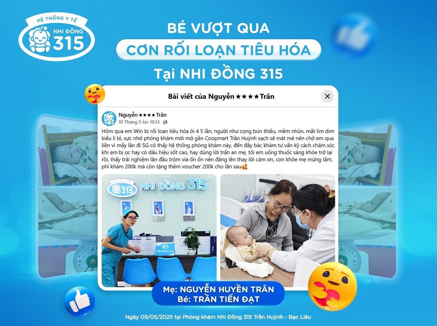 Hệ thống Y tế Nhi Đồng 315 - Đồng hành cùng sự lớn khôn của trẻ