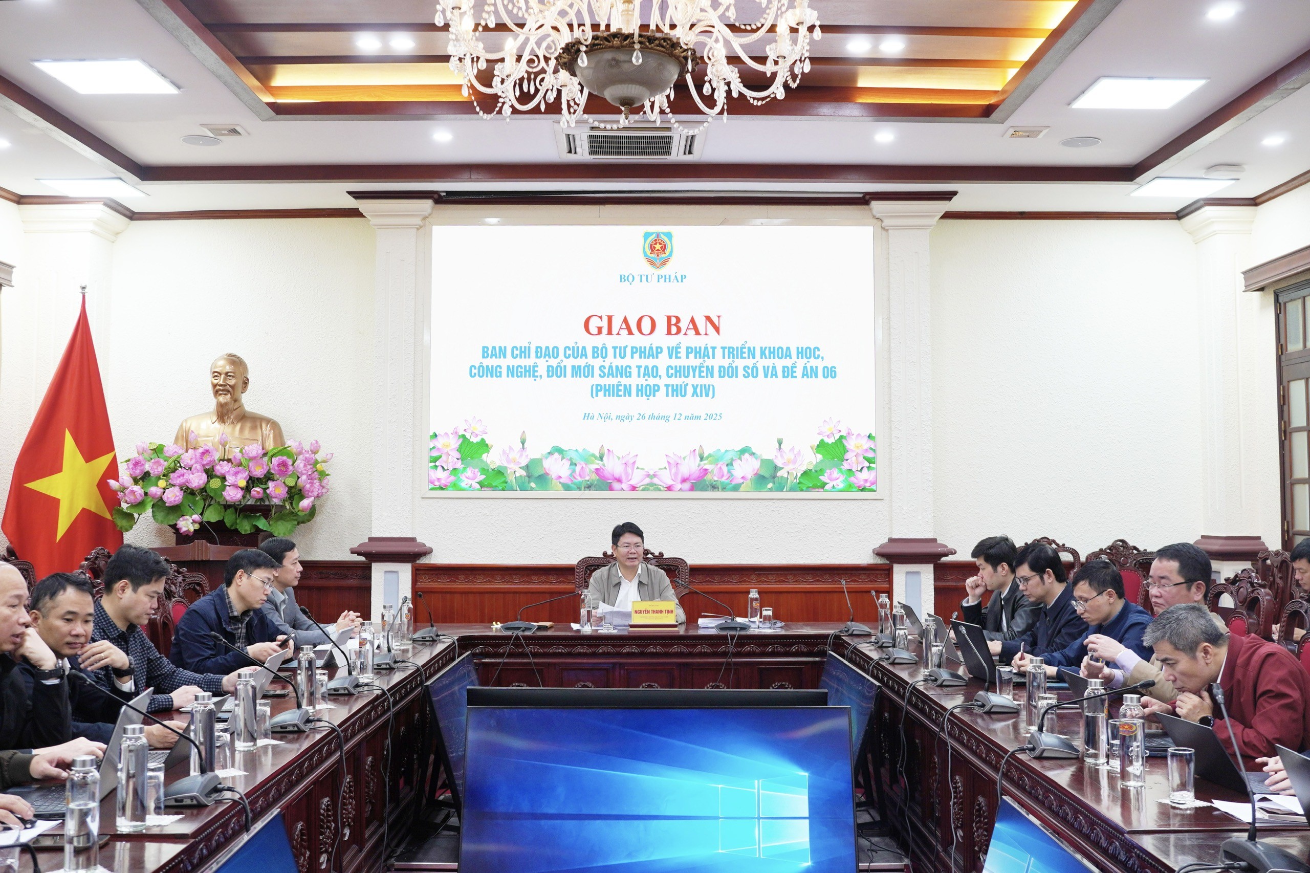 Thứ trưởng Nguyễn Thanh Tịnh chủ trì cuộc họp