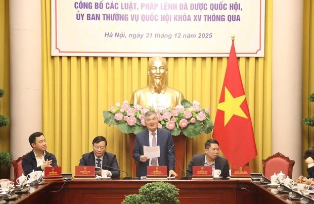 Công bố Lệnh của Chủ tịch nước với 14 luật, 01 pháp lệnh