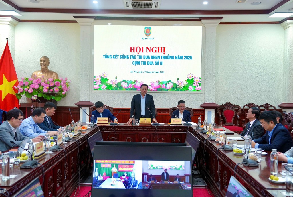 Cụm Thi đua số II, Bộ Tư pháp: Thi đua thiết thực, hiệu quả, gắn với nhiệm vụ chính trị