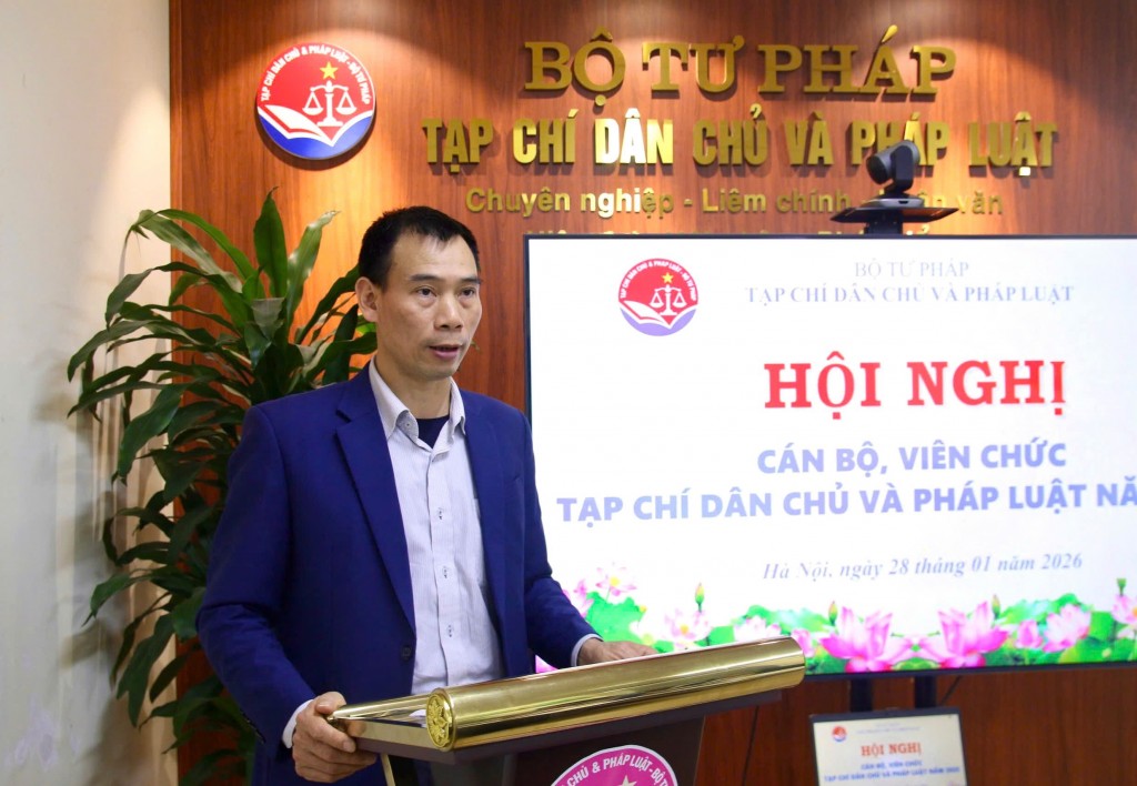 Tạp chí Dân chủ và Pháp luật quyết tâm hoàn thành các mục tiêu trọng tâm năm 2026
