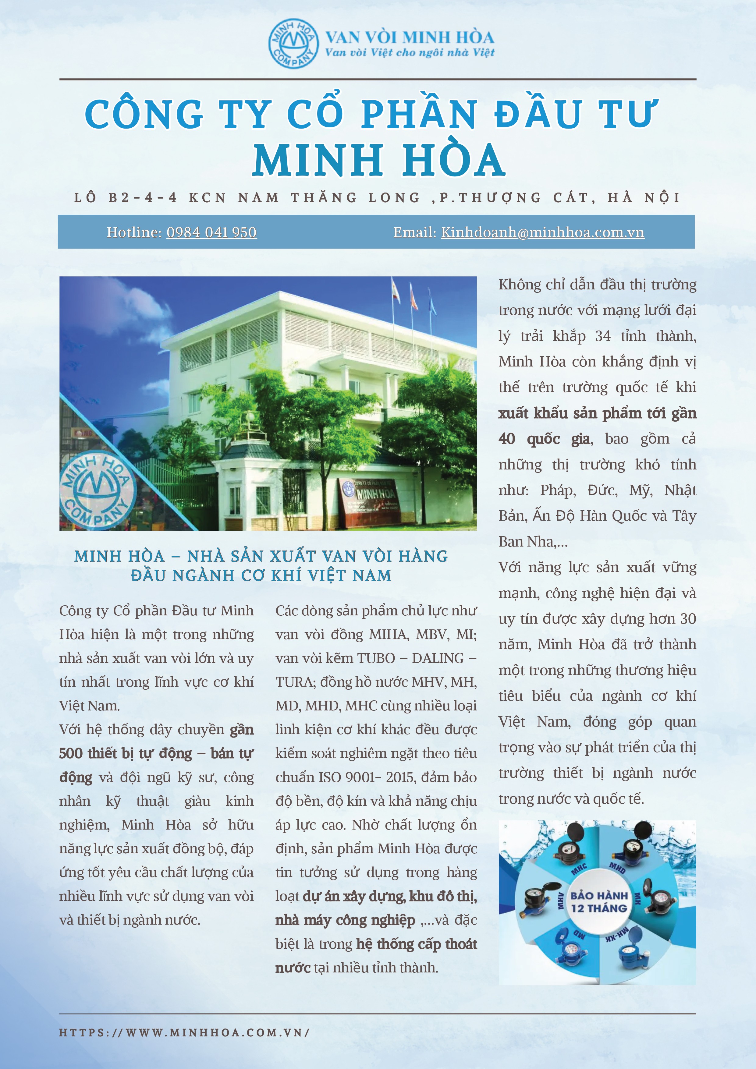 Công ty Cổ phần Đầu tư Minh Hòa