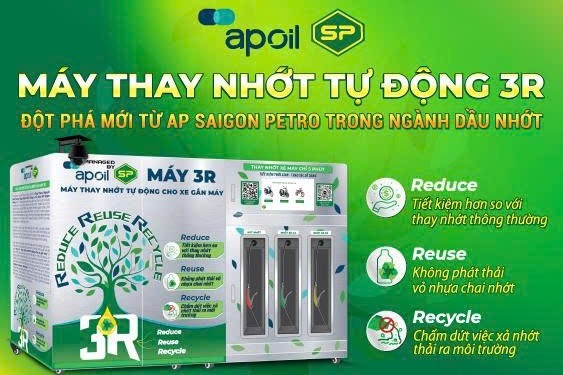 Máy thay nhớt tự động 3R