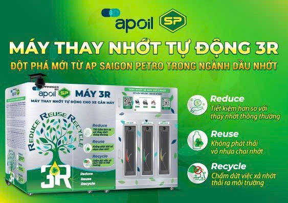 Máy thay nhớt tự động 3R