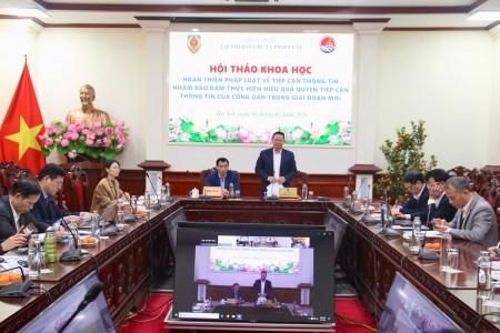 Hoàn thiện Luật Tiếp cận thông tin để khơi thông quyền của người dân