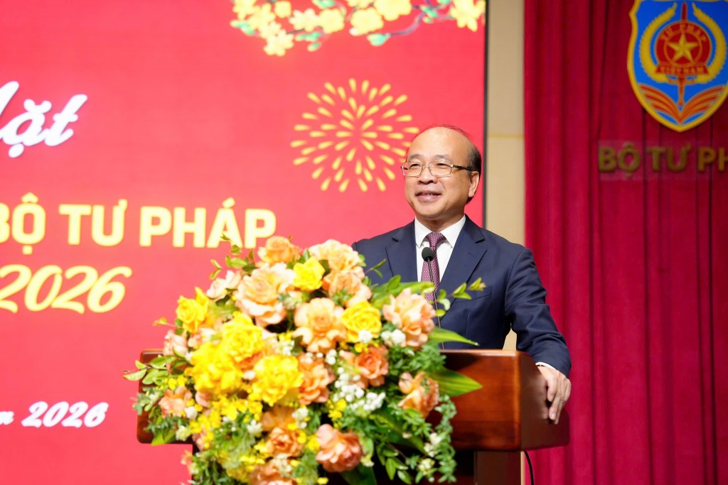 Lãnh đạo Bộ Tư pháp gặp mặt, tri ân cán bộ hưu trí dịp xuân Bính Ngọ 2026