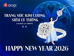 Trang sức kim cương siêu lý tưởng Doji