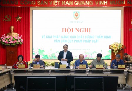 Tăng giải pháp nâng cao chất lượng thẩm định văn bản quy phạm pháp luật