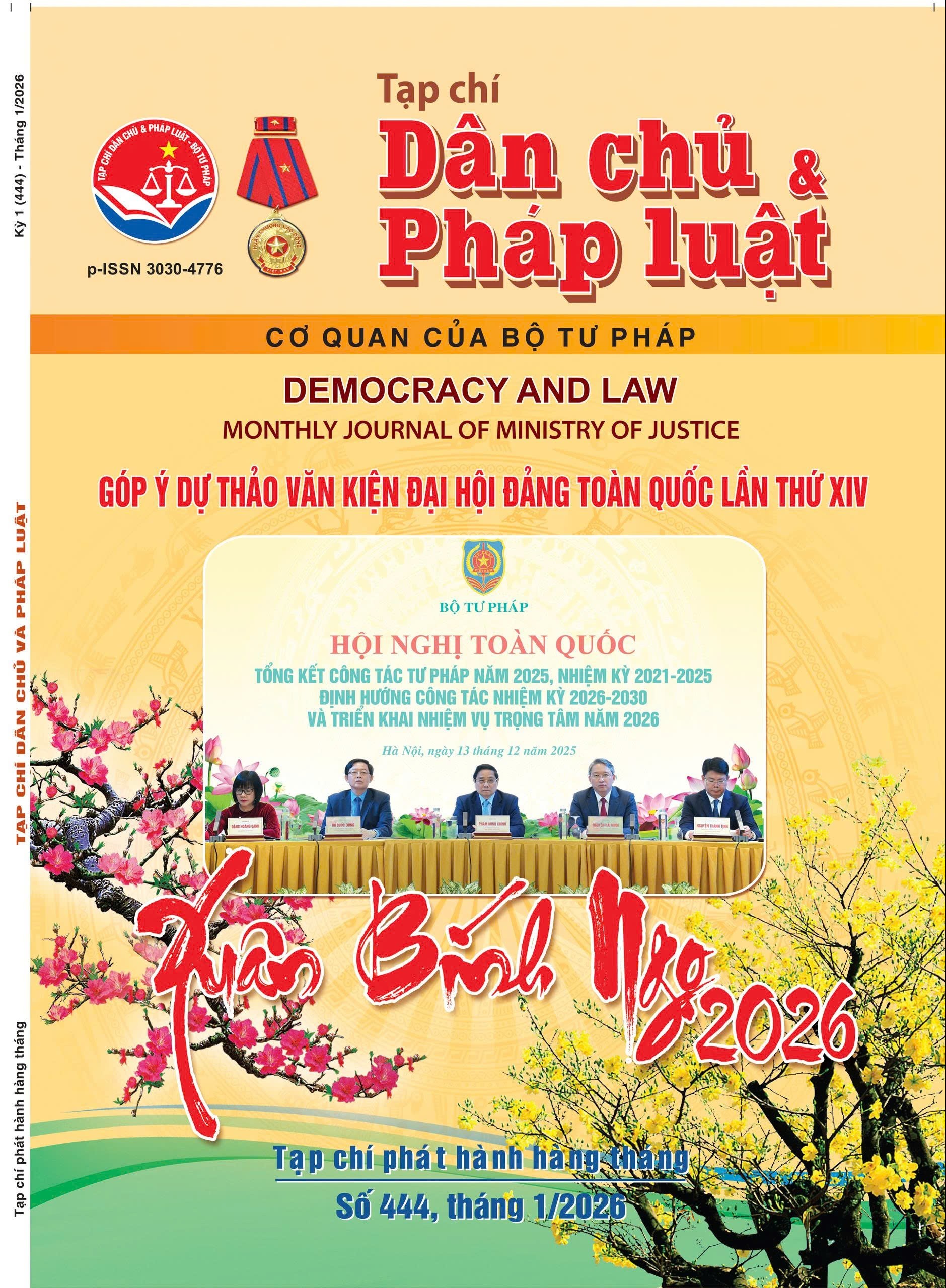 Số Kỳ 1 (444) tháng 1 - 2026/Edition 1 (444) January 2026