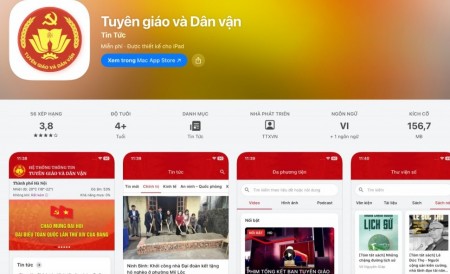 Ứng dụng Tuyên giáo và Dân vận: Kênh thông tin chính thống của Đảng trên không gian mạng