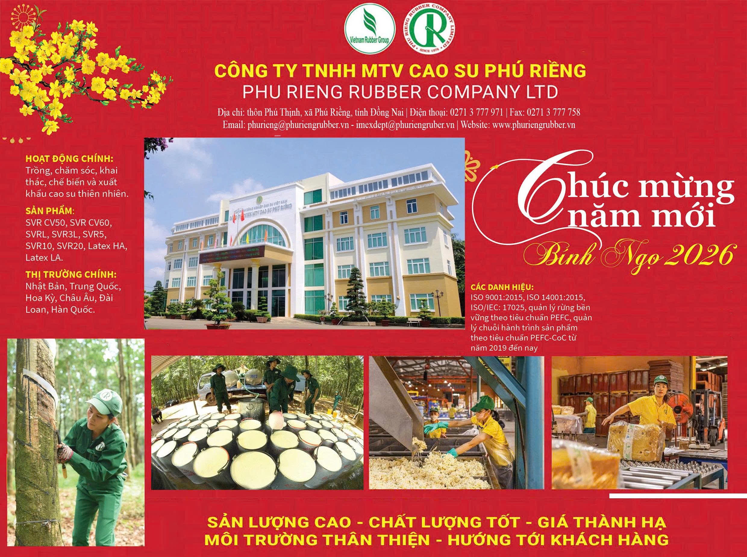 Công ty TNHH MTV Cao su Phú Riềng