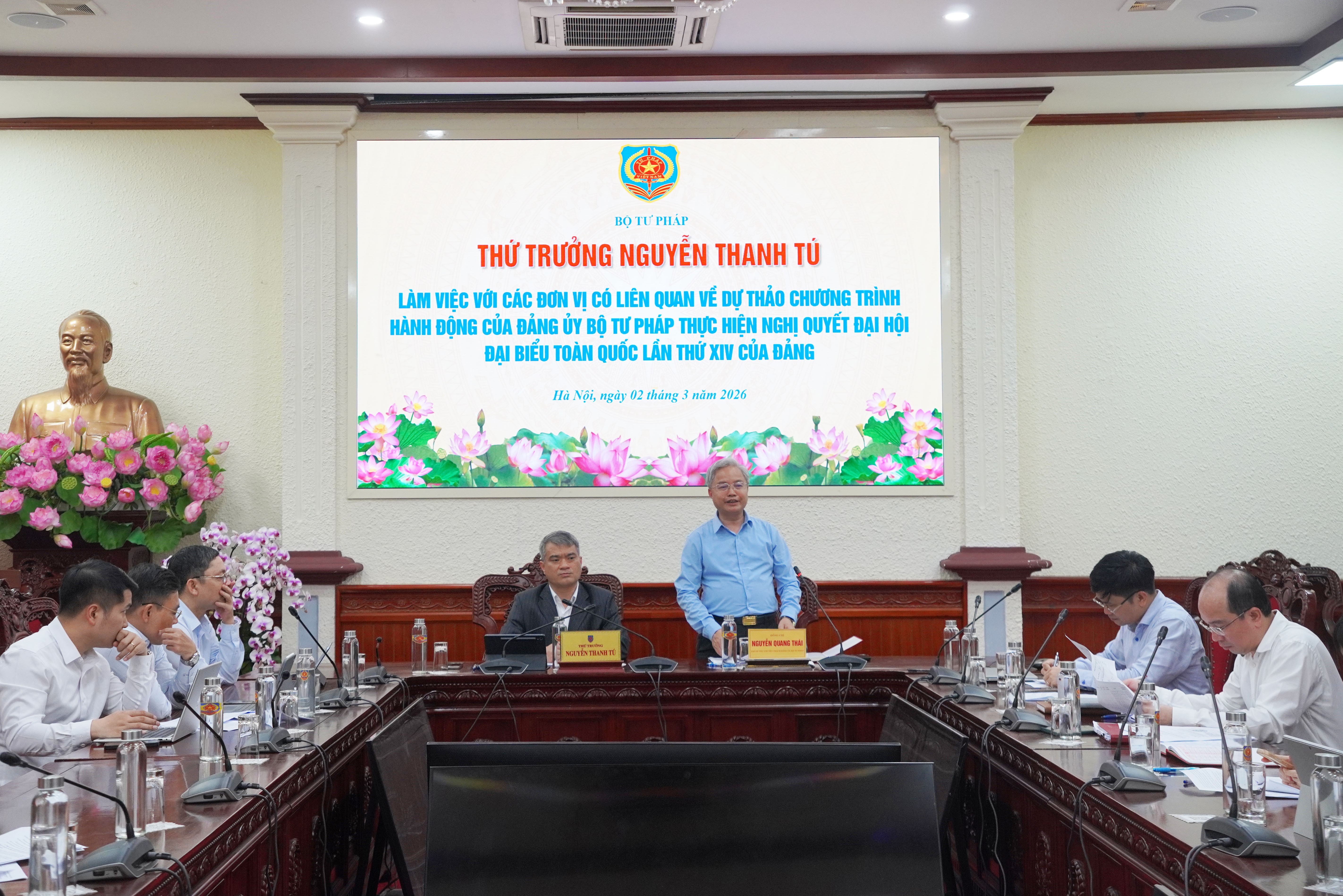 Bộ Tư pháp quyết tâm thực hiện thắng lợi Nghị quyết Đại hội đại biểu toàn quốc lần thứ XIV của Đảng